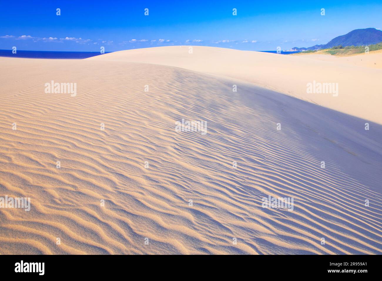 Tottori sand dunes Stock Photo