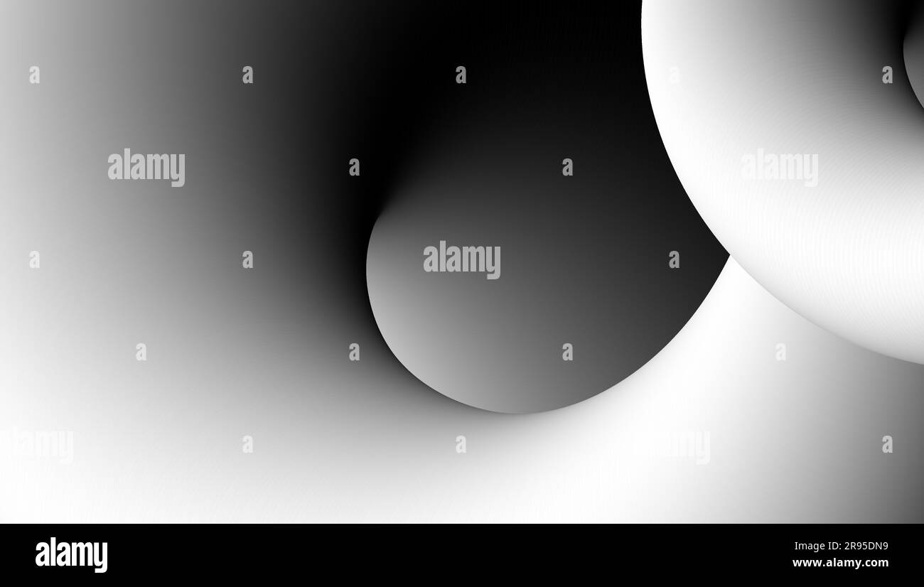 black and white gradient background. vector abstract wallpaper Stock