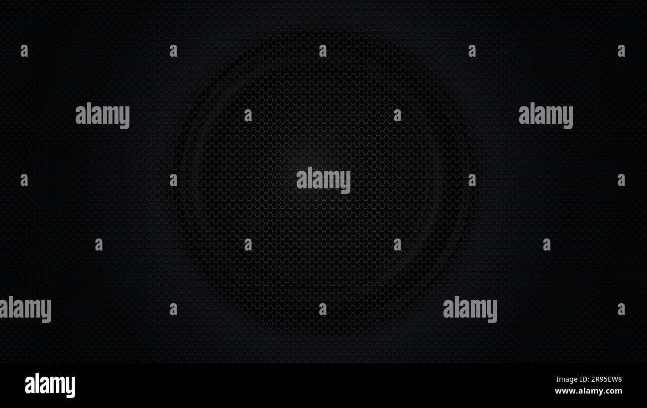 Speaker background of metal mesh, loudspeaker cover grid with realistic
