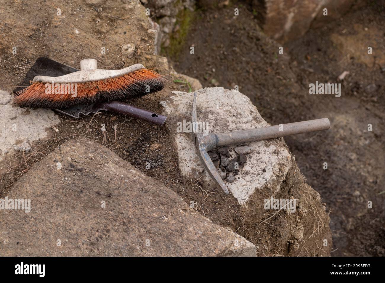 Close up broom industrial hi-res stock photography and images - Alamy