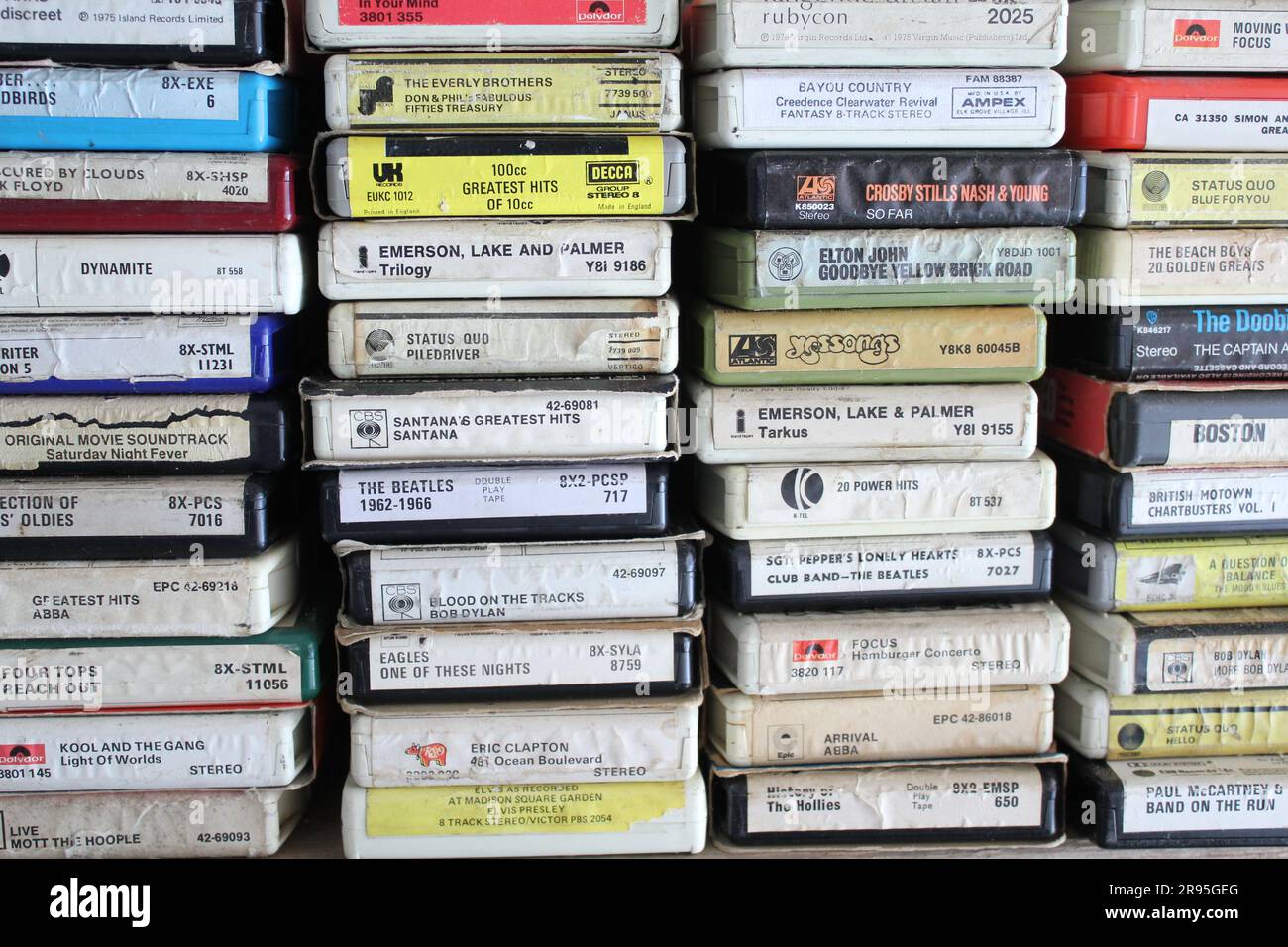 8 Track Cartridges Stock Photo Alamy