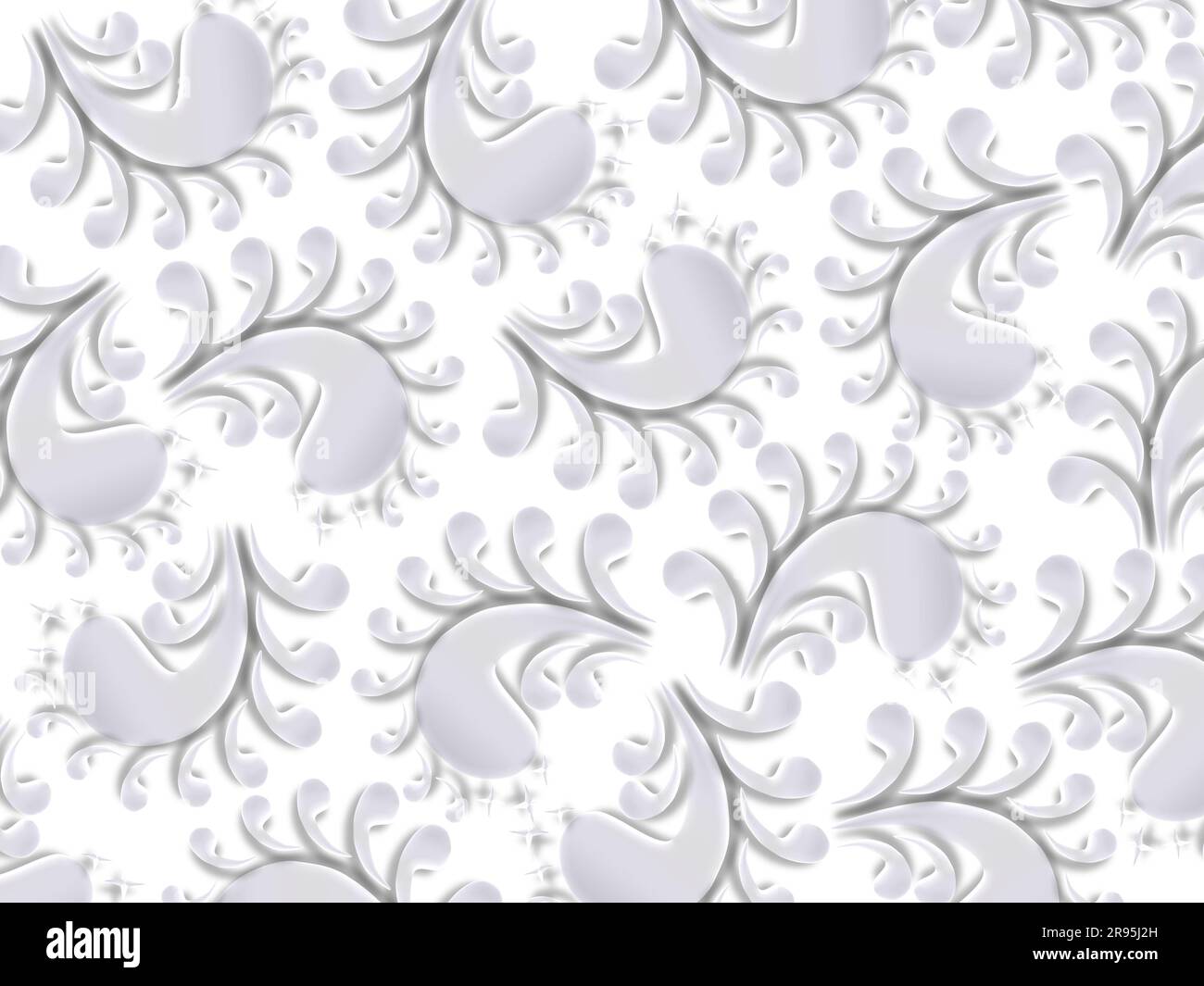 Luxury seamless silver grey floral hi-res stock photography and images ...