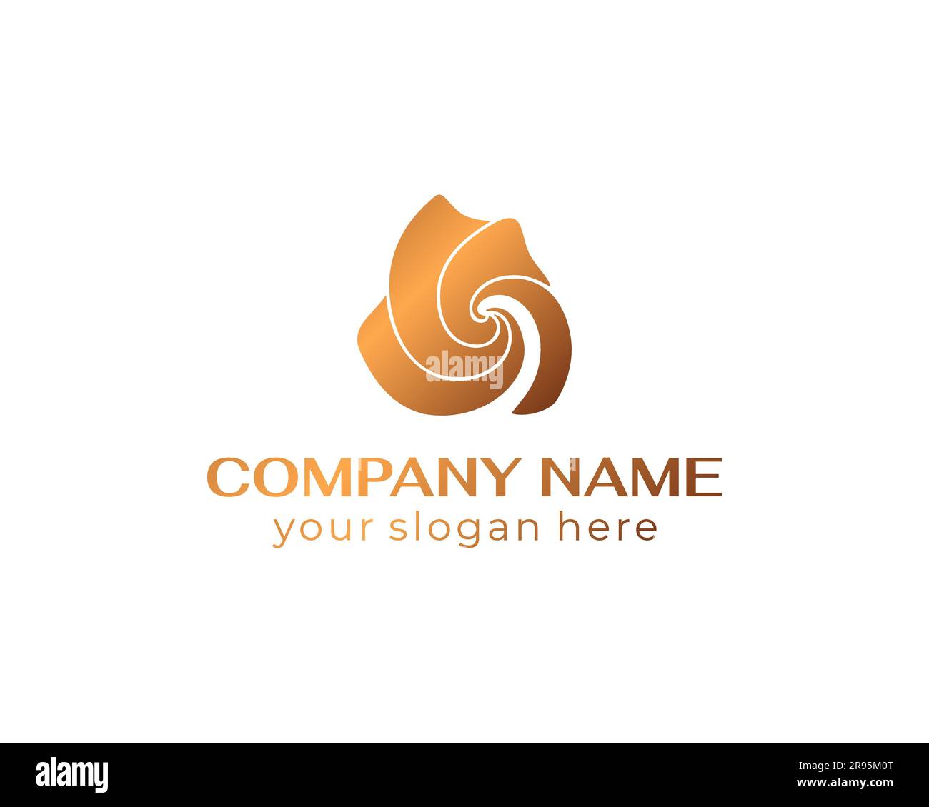 Round spiral logo. Swirling elegant waves of fabric. Template for creating  a unique luxury design, logo, fashion, studio, boutique, spa center. Vector  Stock Vector Image \u0026 Art - Alamy, image size:1300x1130