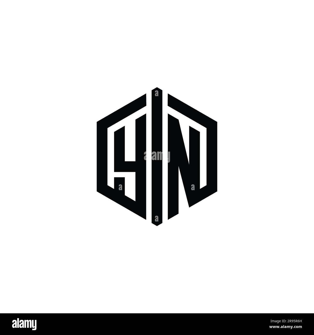Yn modern logo hi-res stock photography and images - Alamy
