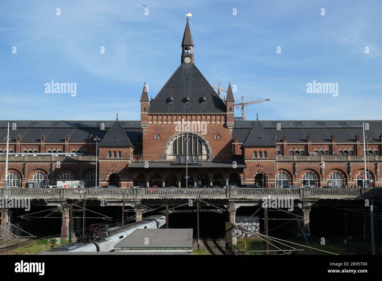 Kopenhagen Hauptbahnhof // Copenhagen Main Train Station Stock Photo
