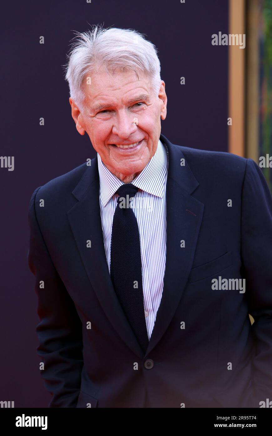 Berlin, Germany, 22.6.23, Harrison Ford attend Deutschlandpremiere Indiana Jones und das Rad des Schicksals (Indiana Jones and the Dial of Destiny), Z Stock Photo