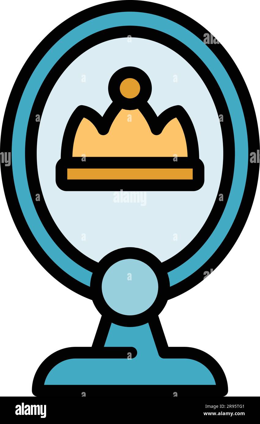Narcissism mirror icon. Outline Narcissism mirror vector icon for web ...