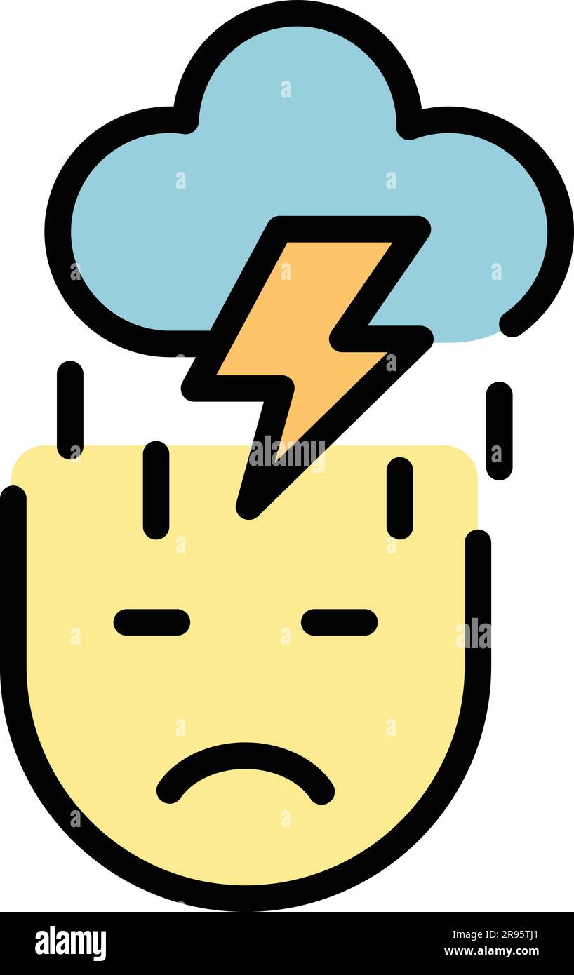 Narcissism storm icon. Outline Narcissism storm vector icon for web ...