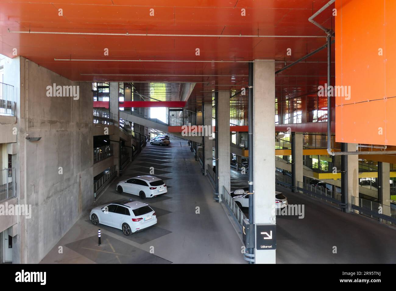 Kopenhagen, Stadtentwicklungsgebiet Ørestad, Hügelhaus // Copenhagen, City Development Area Ørestad, Mountain Dwellings Stock Photo