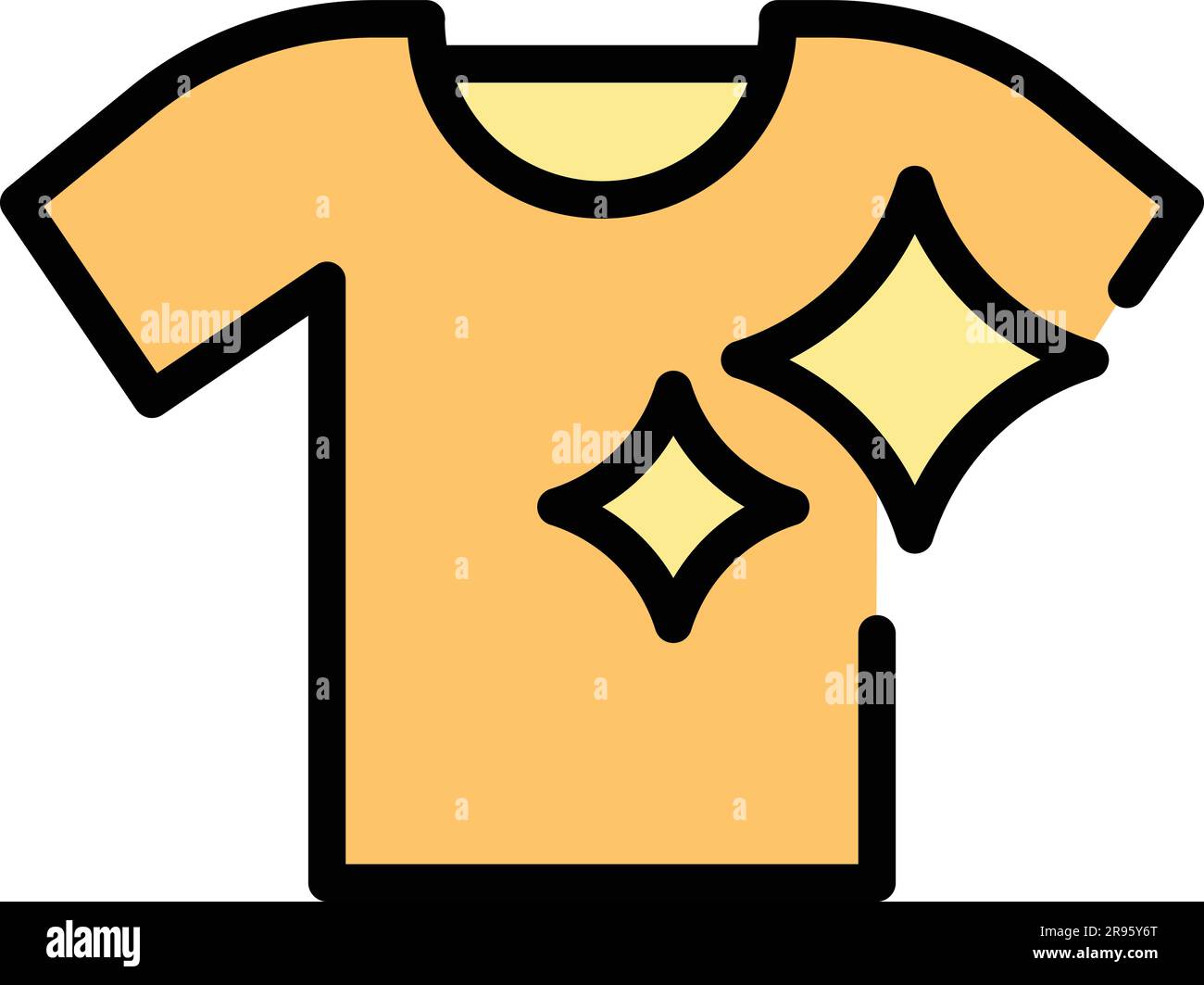 Perfectionism clean clothes icon. Outline Perfectionism clean clothes