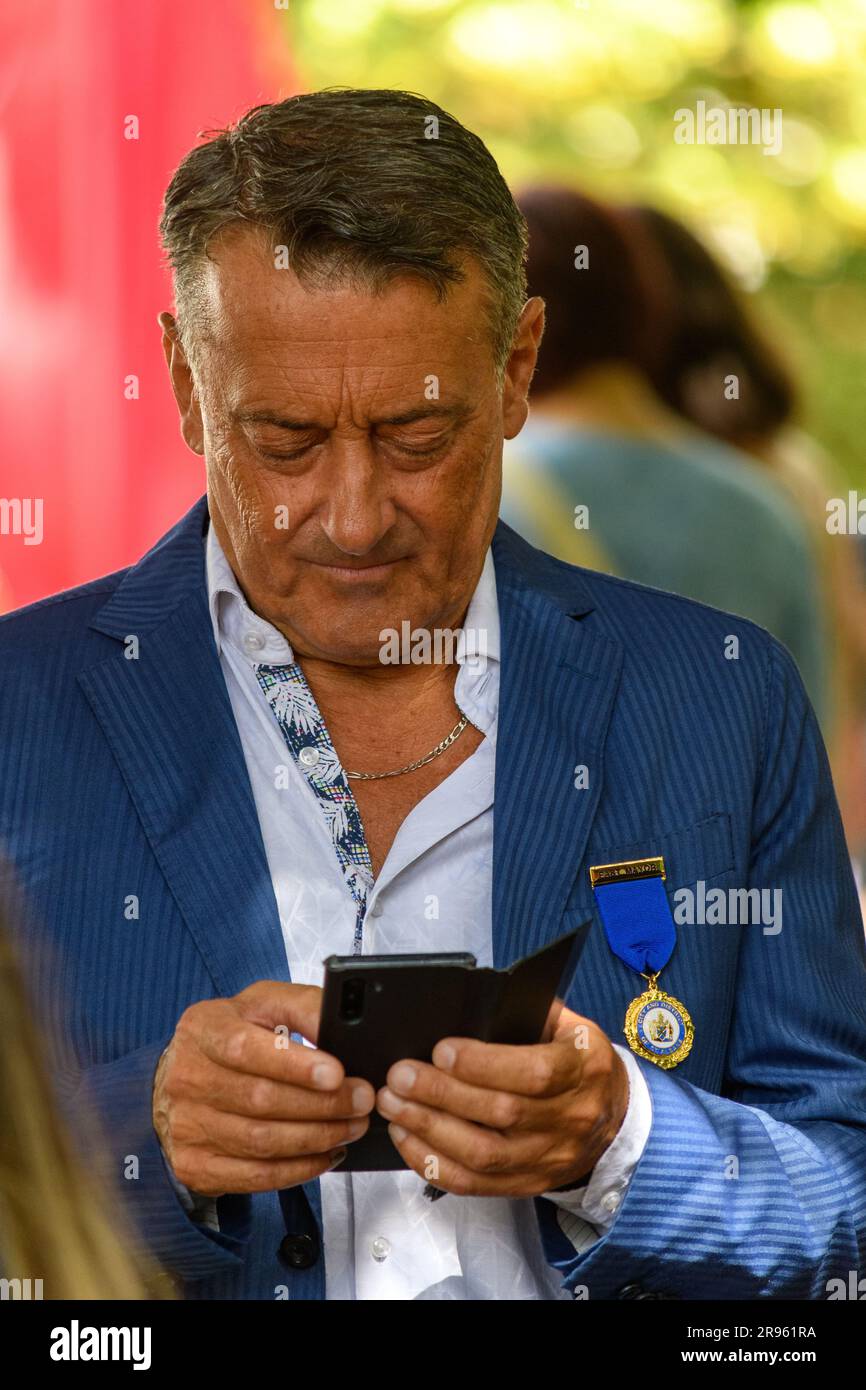 St Albans, UK, 24th June 2023, Alban Pilgrimage, a magnificent