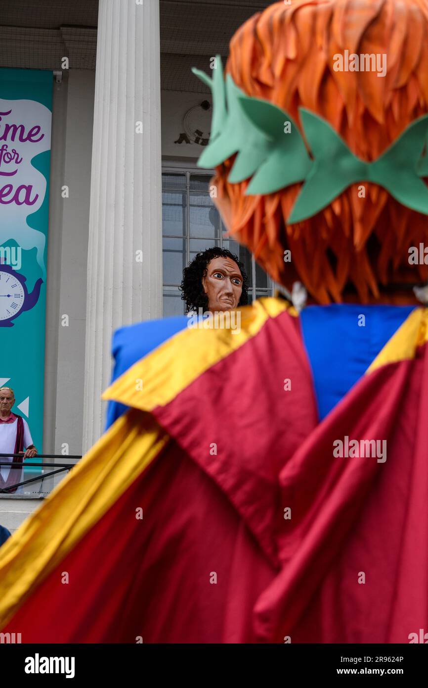 St Albans, UK, 24th June 2023, Alban Pilgrimage, a magnificent