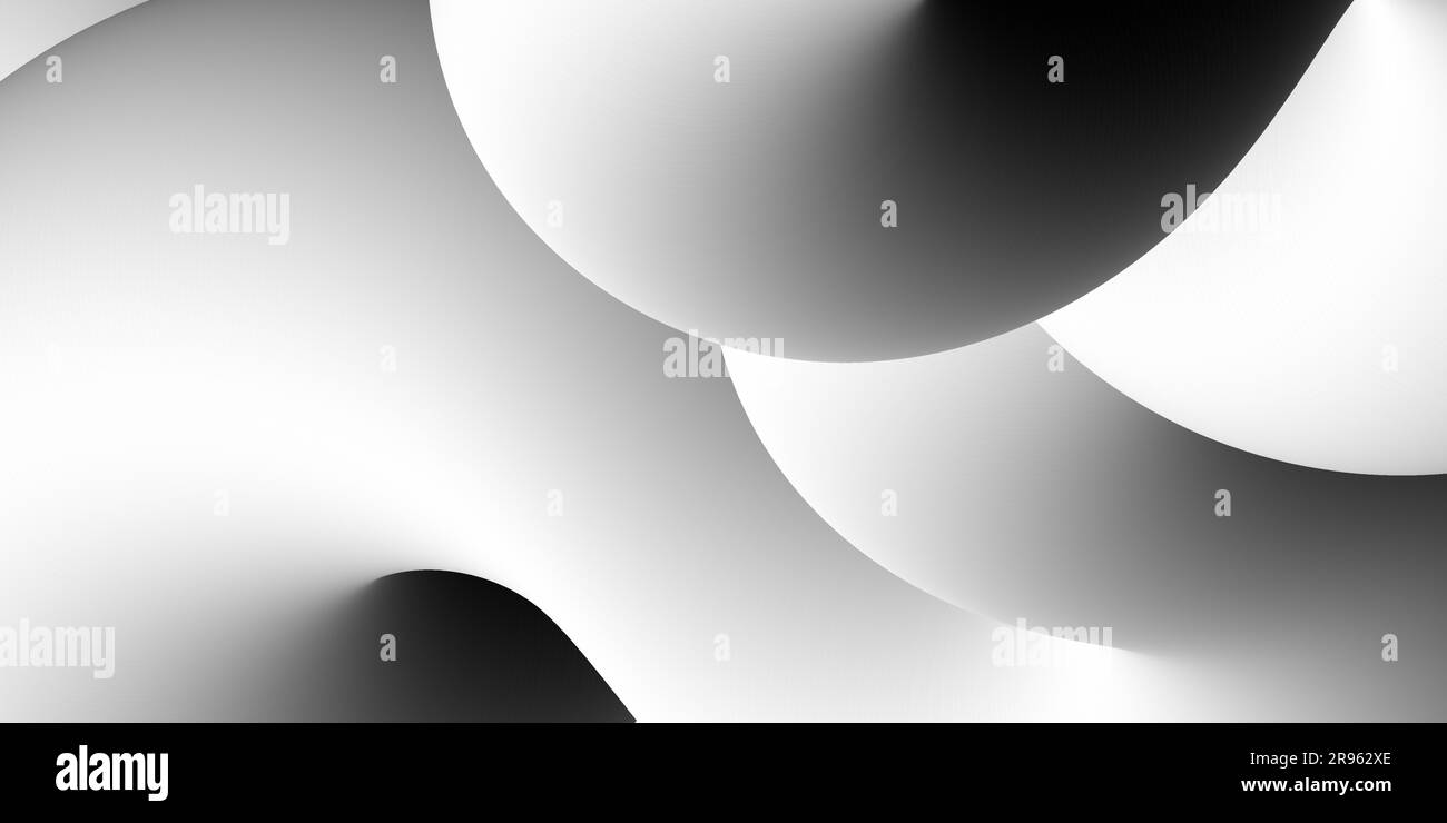 black and white gradient background. vector abstract wallpaper Stock