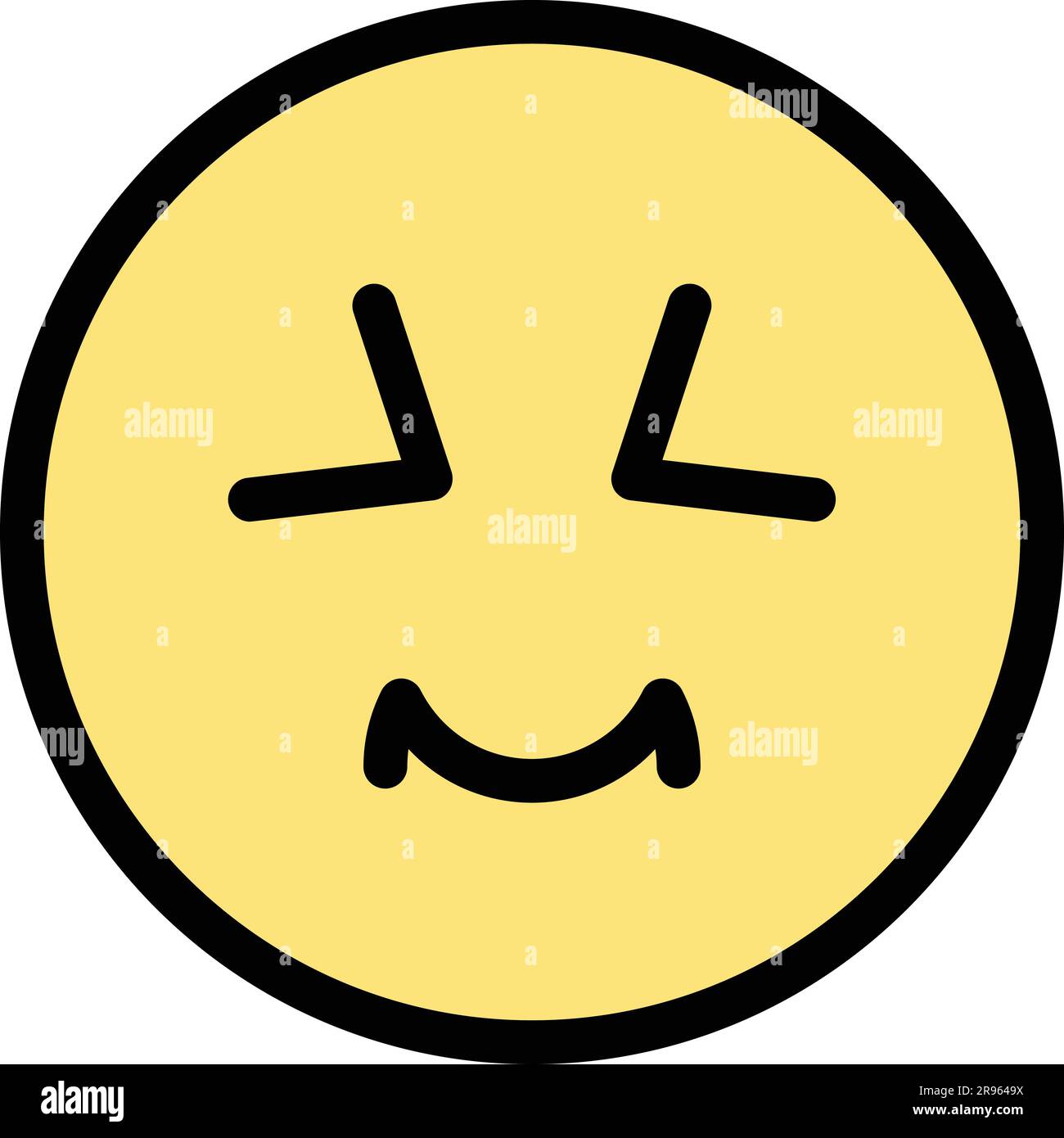 Isolated kawaii happy face cartoon vector design Stock Vector Image & Art -  Alamy