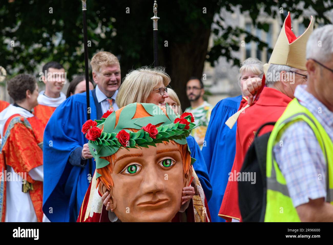 St Albans, UK, 24th June 2023, Alban Pilgrimage, a magnificent