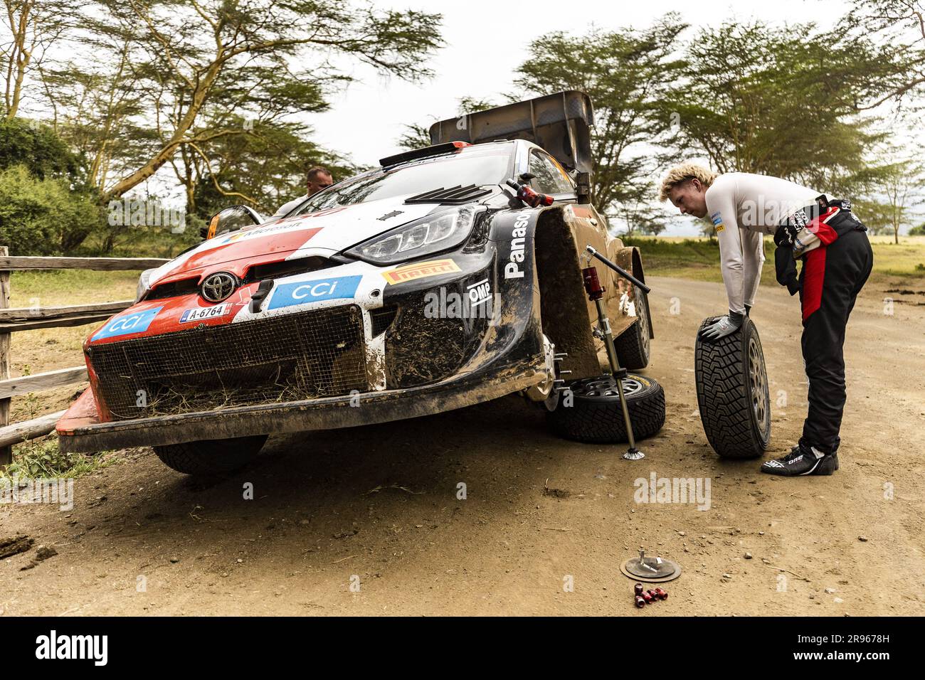 June 24, 2023, Kenya: ROVANPERA Kalle (FIN), TOYOTA Yaris Rally1 Hybrid ...