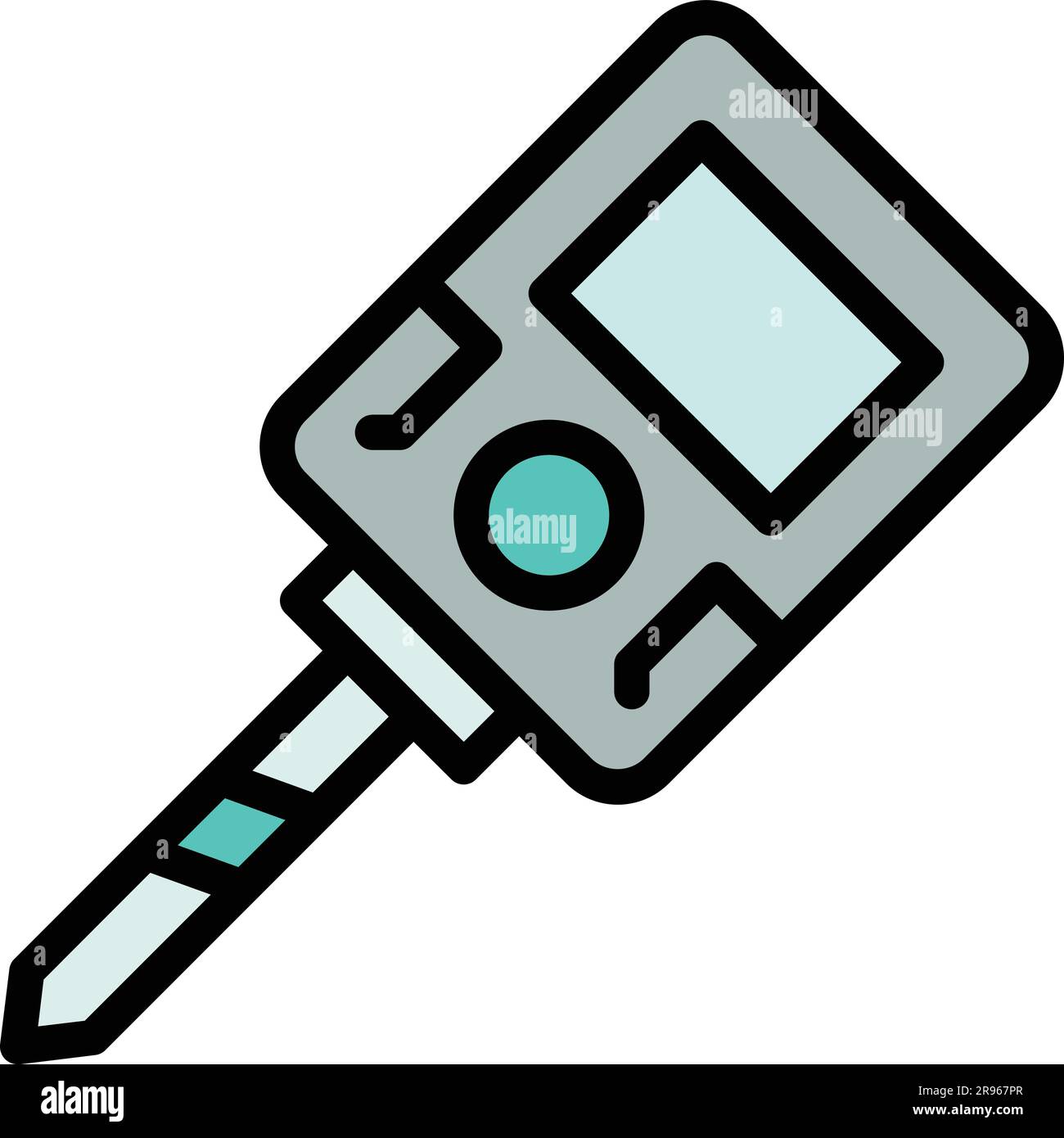 Acidity ph meter icon. Outline Acidity ph meter vector icon for web ...