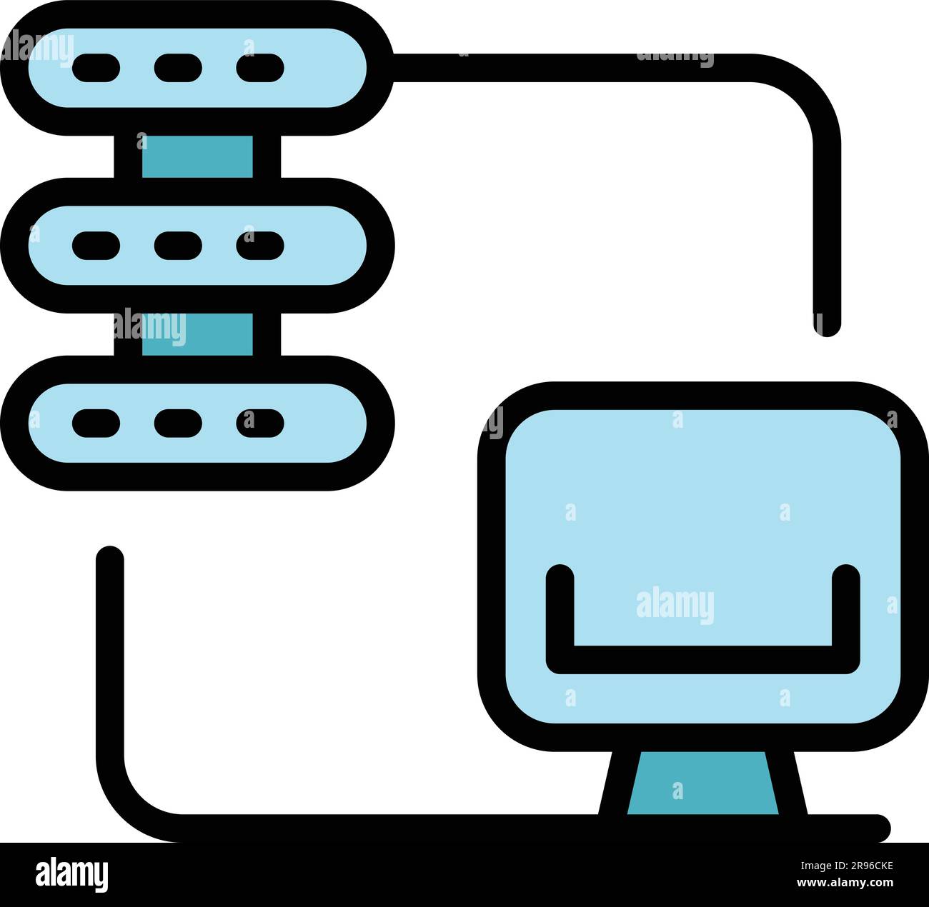 Admin internet icon. Outline Admin internet vector icon for web design ...