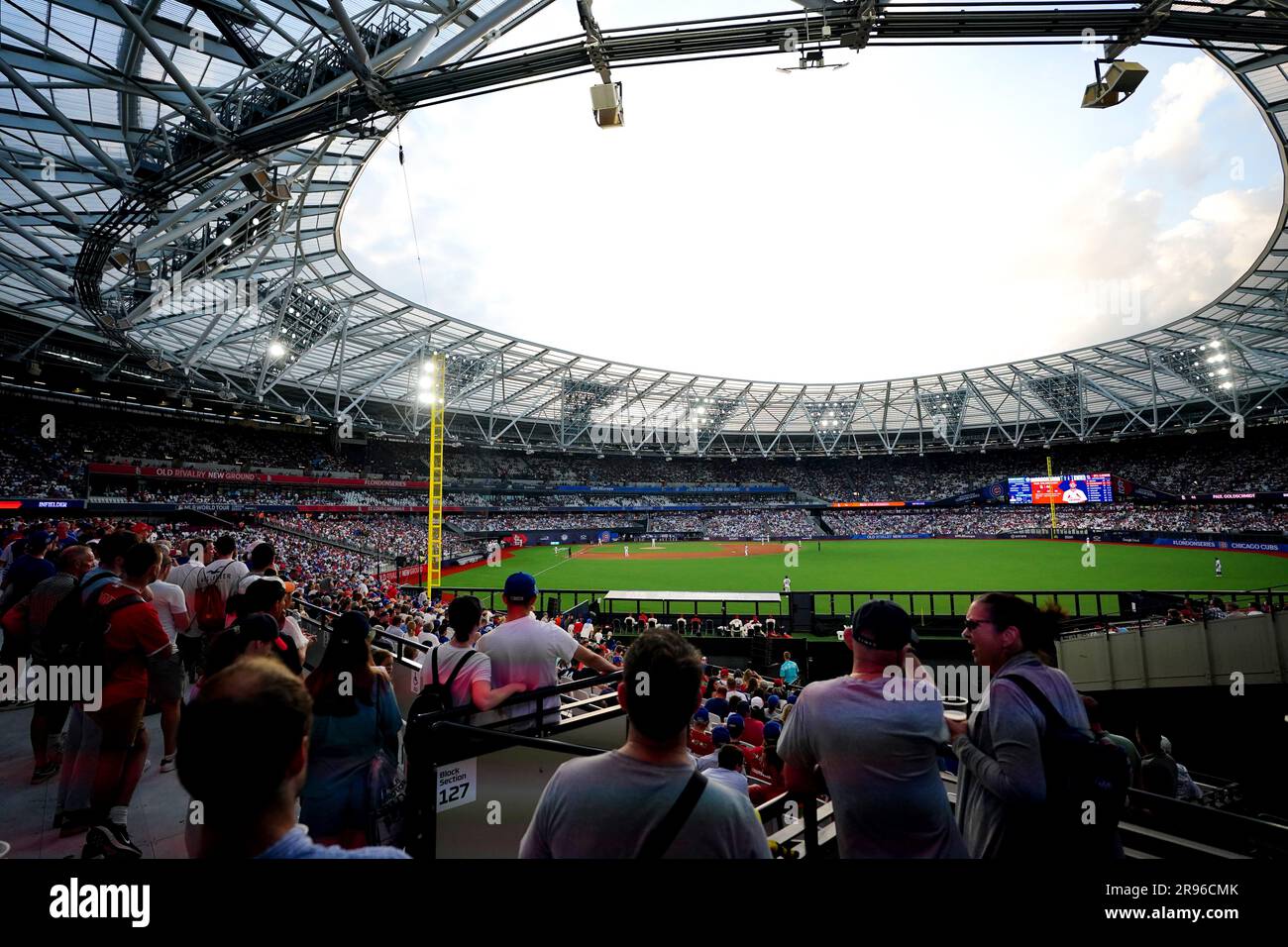 A general view of the stadium during the MLB London Series match at the