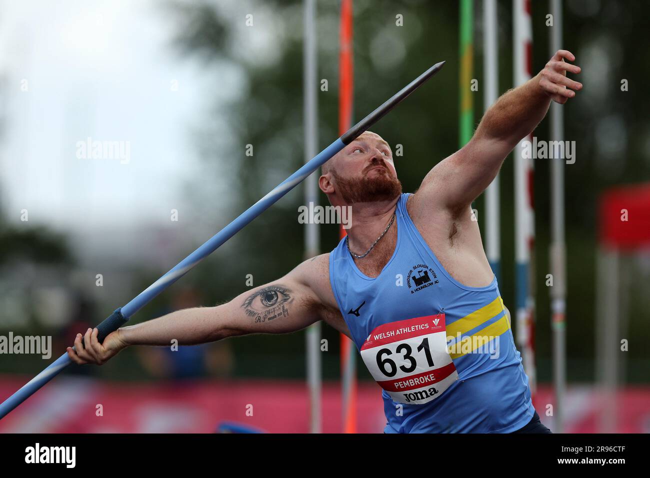 Cardiff, UK. 24th June, 2023. British Paralympic athlete Daniel