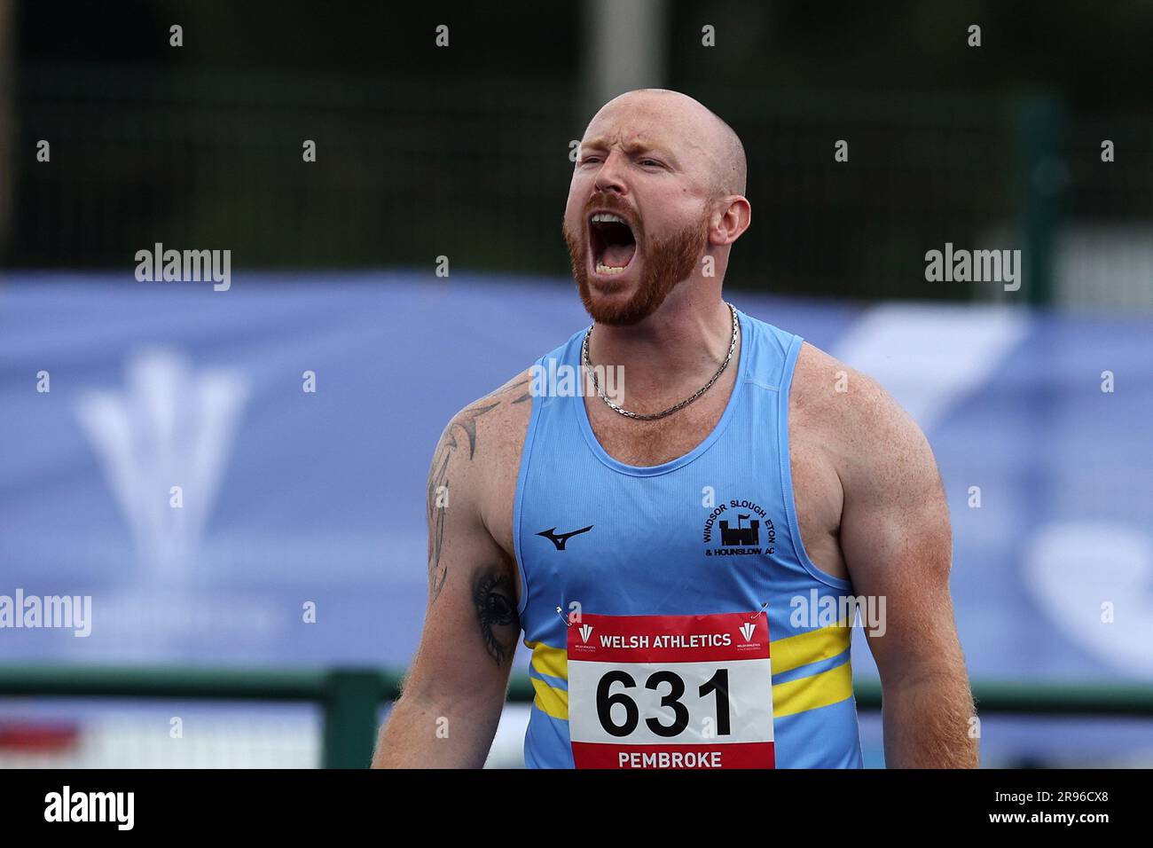 Cardiff, UK. 24th June, 2023. British Paralympic athlete Daniel