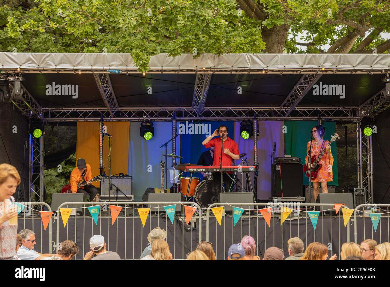 Leigh on Sea, UK. 24th Jun, 2023. Hundreds of people attend the folk