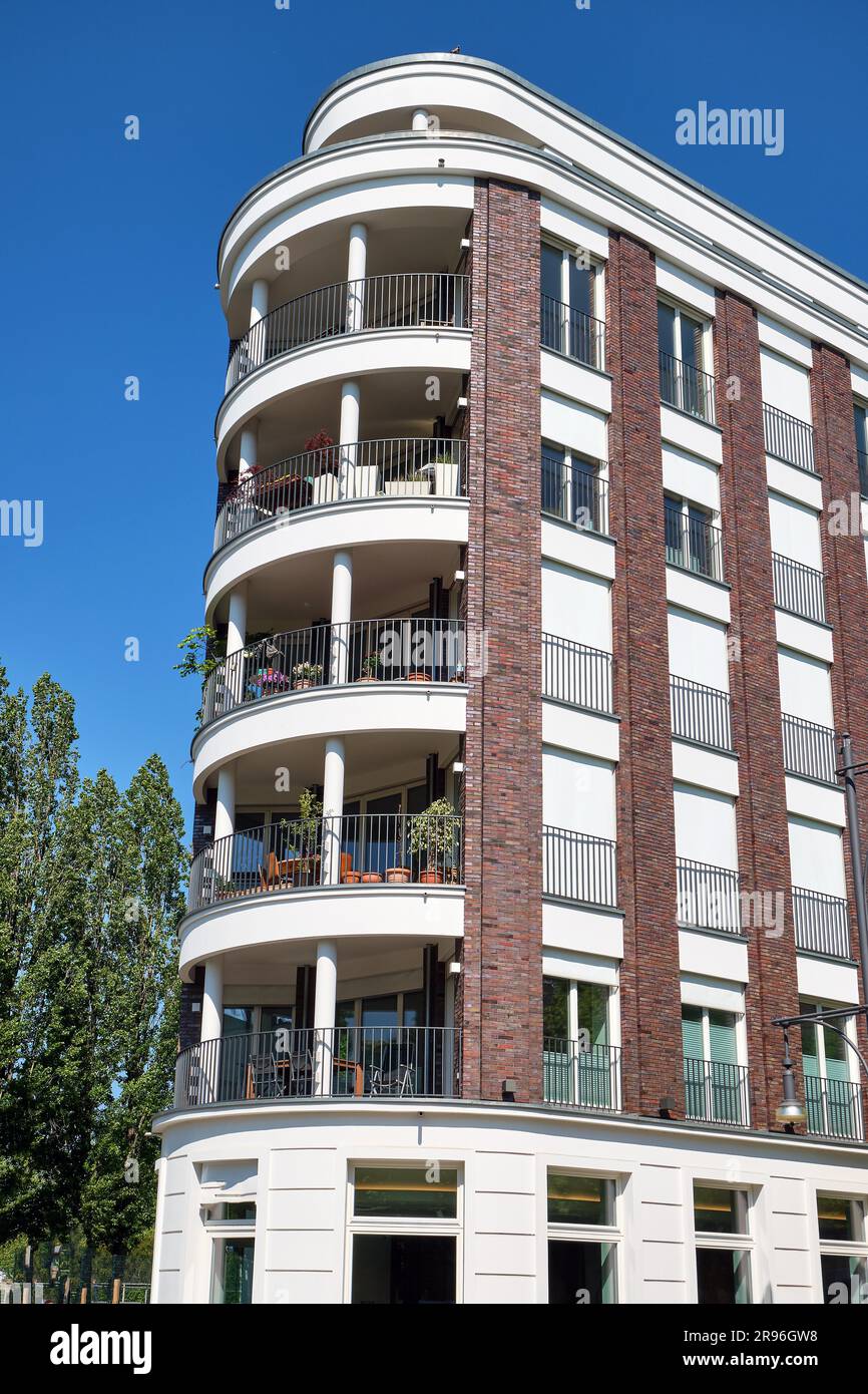 New luxury apartment building seen in Berlin, Germany Stock Photo - Alamy