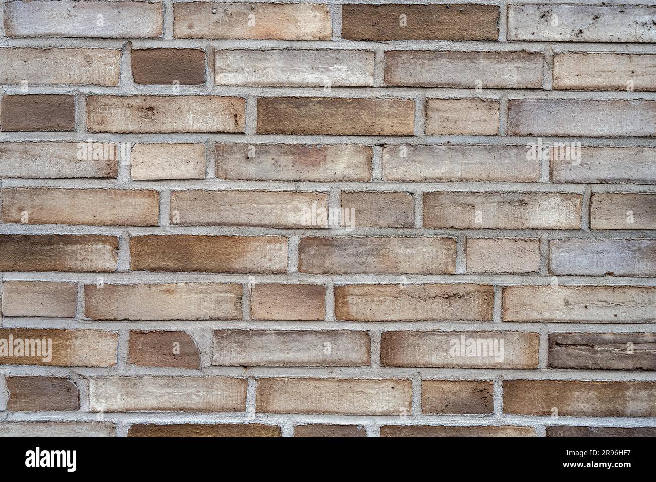 Background from a beautiful brown brick wall Stock Photo