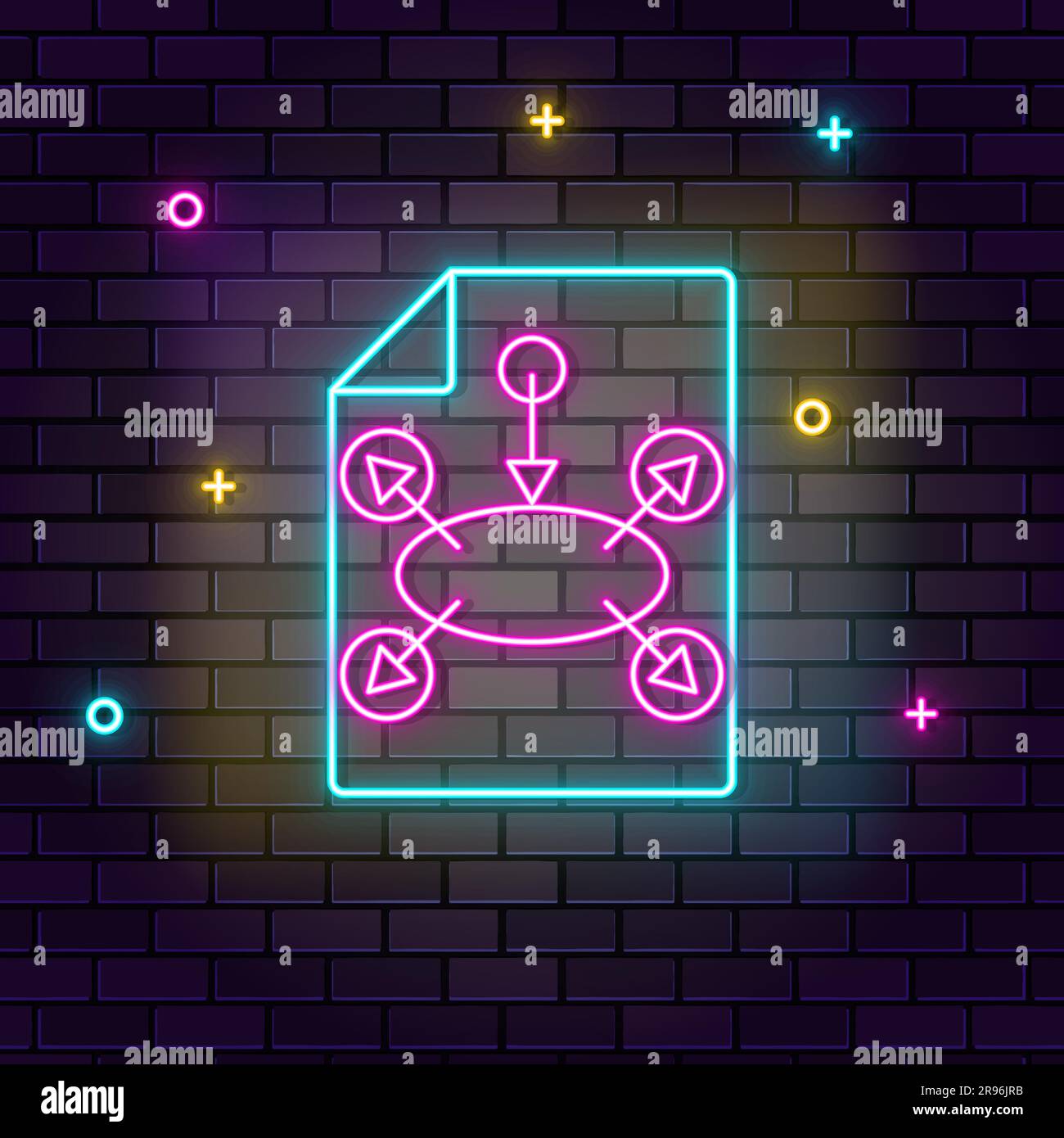 Business strategy abstract neon black hi-res stock photography and ...
