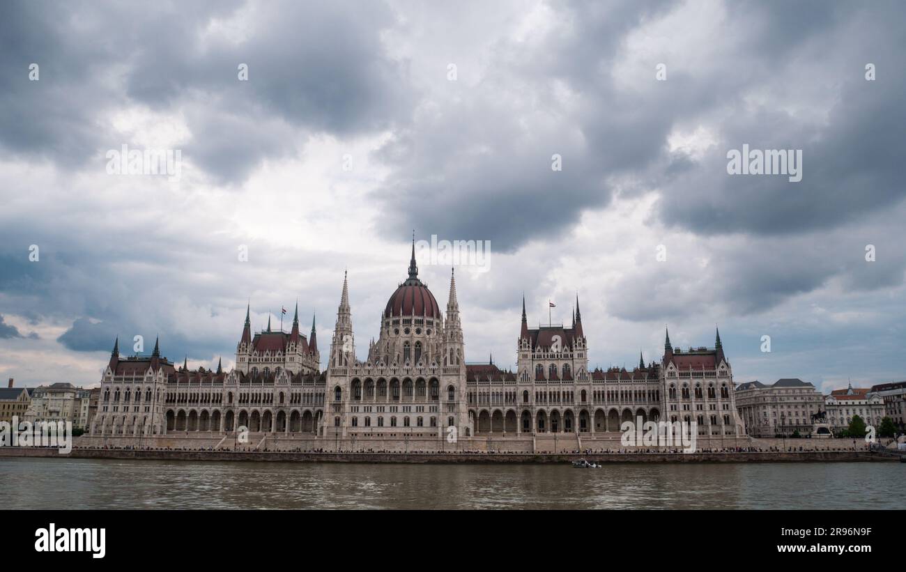 Budapest, Hungary - 05.20.2023: Parliament building in Budapest, Hungary Stock Photo