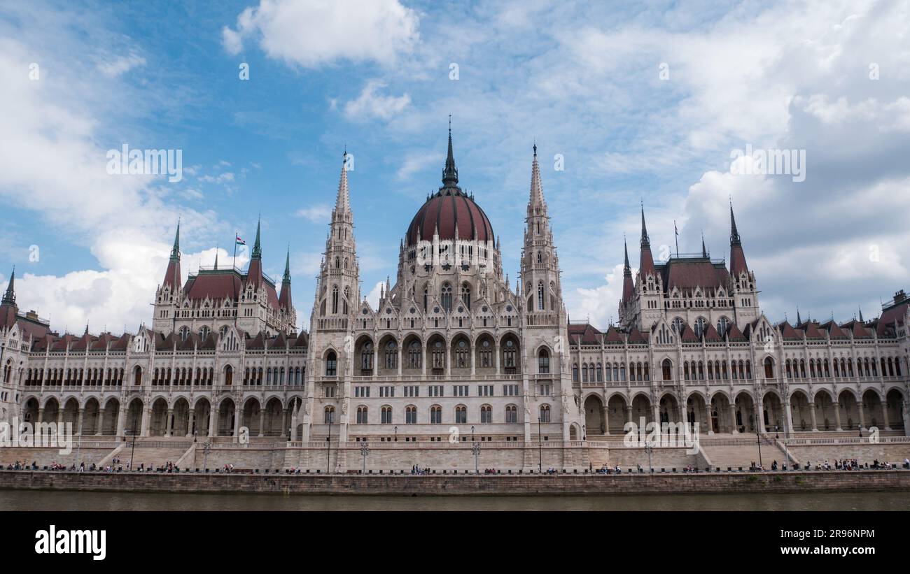 Budapest, Hungary - 05.20.2023: Parliament building in Budapest, Hungary Stock Photo