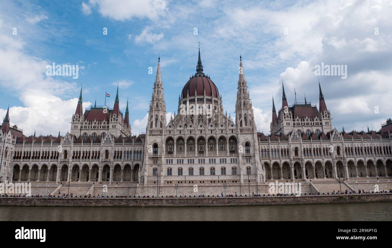 Budapest, Hungary - 05.20.2023: Parliament building in Budapest, Hungary Stock Photo