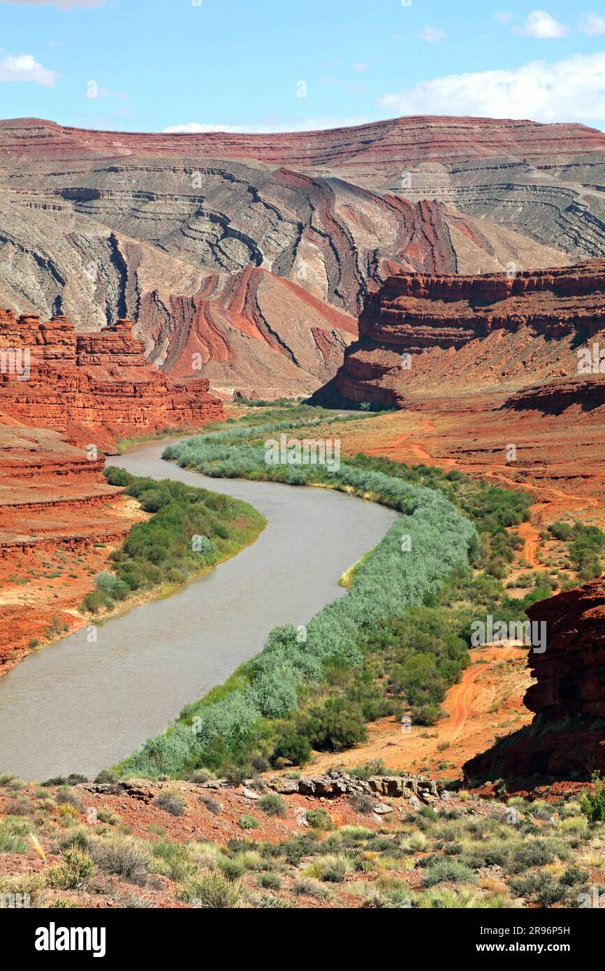 San juan river mexican hat hi-res stock photography and images - Alamy