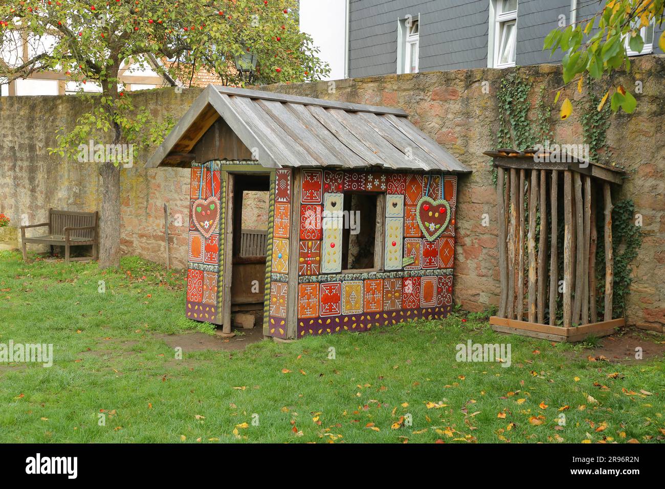 Gingerbread House in the Garden of the Brothers Grimm House, Garden