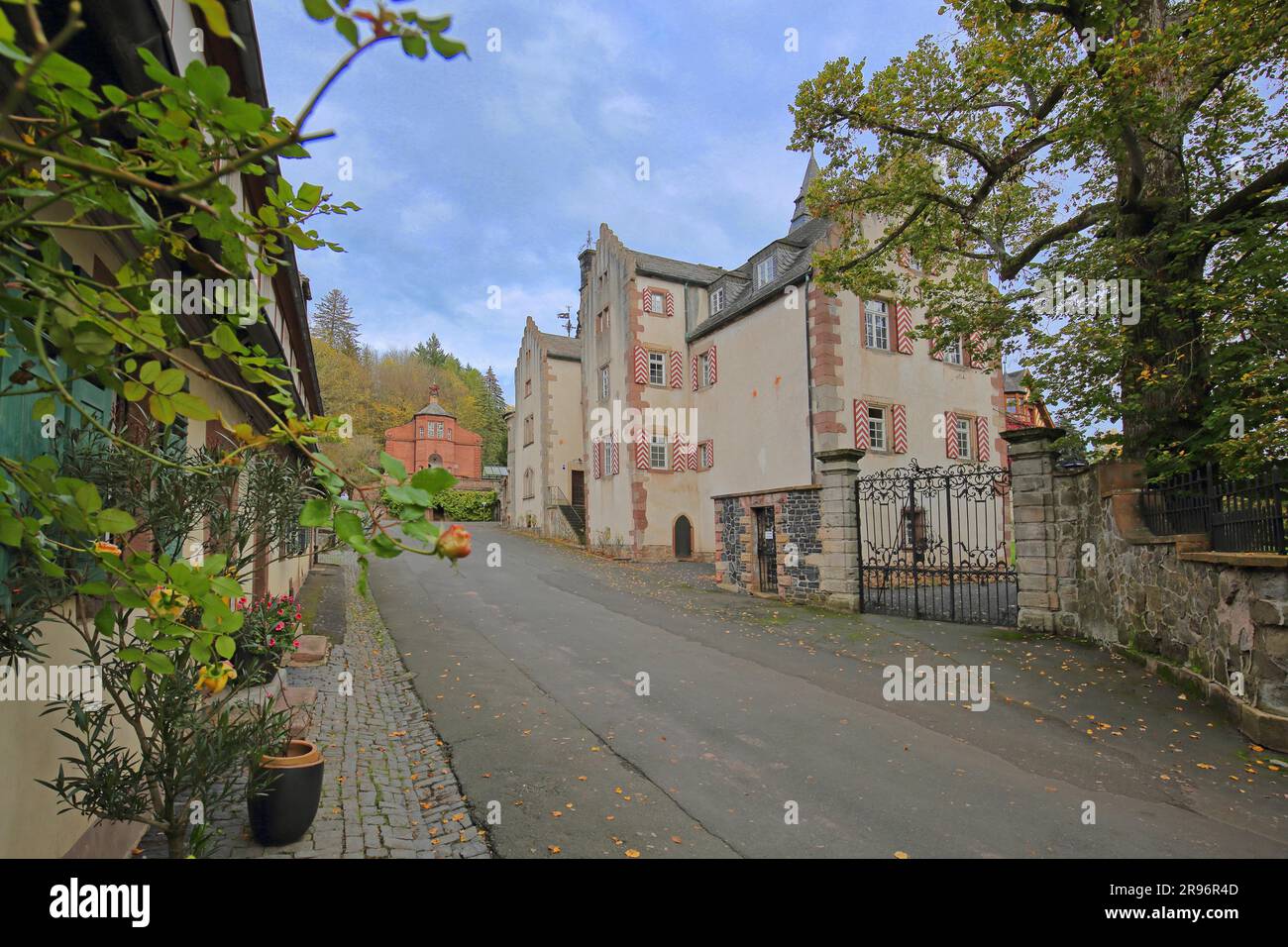 Castle built 1884 in historicism, Ramholz, Vollmerz, Schluechtern