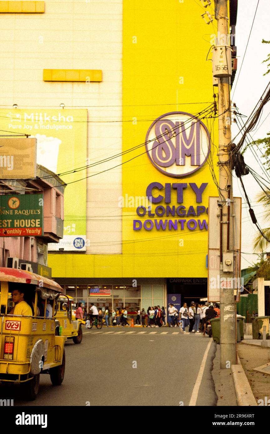 Outside of SM City Olongapo Downtown in Olongapo, Philippines Stock Photo