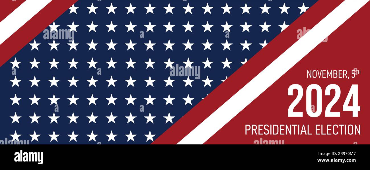 USA election 2024 vector background Stock Vector Image & Art - Alamy