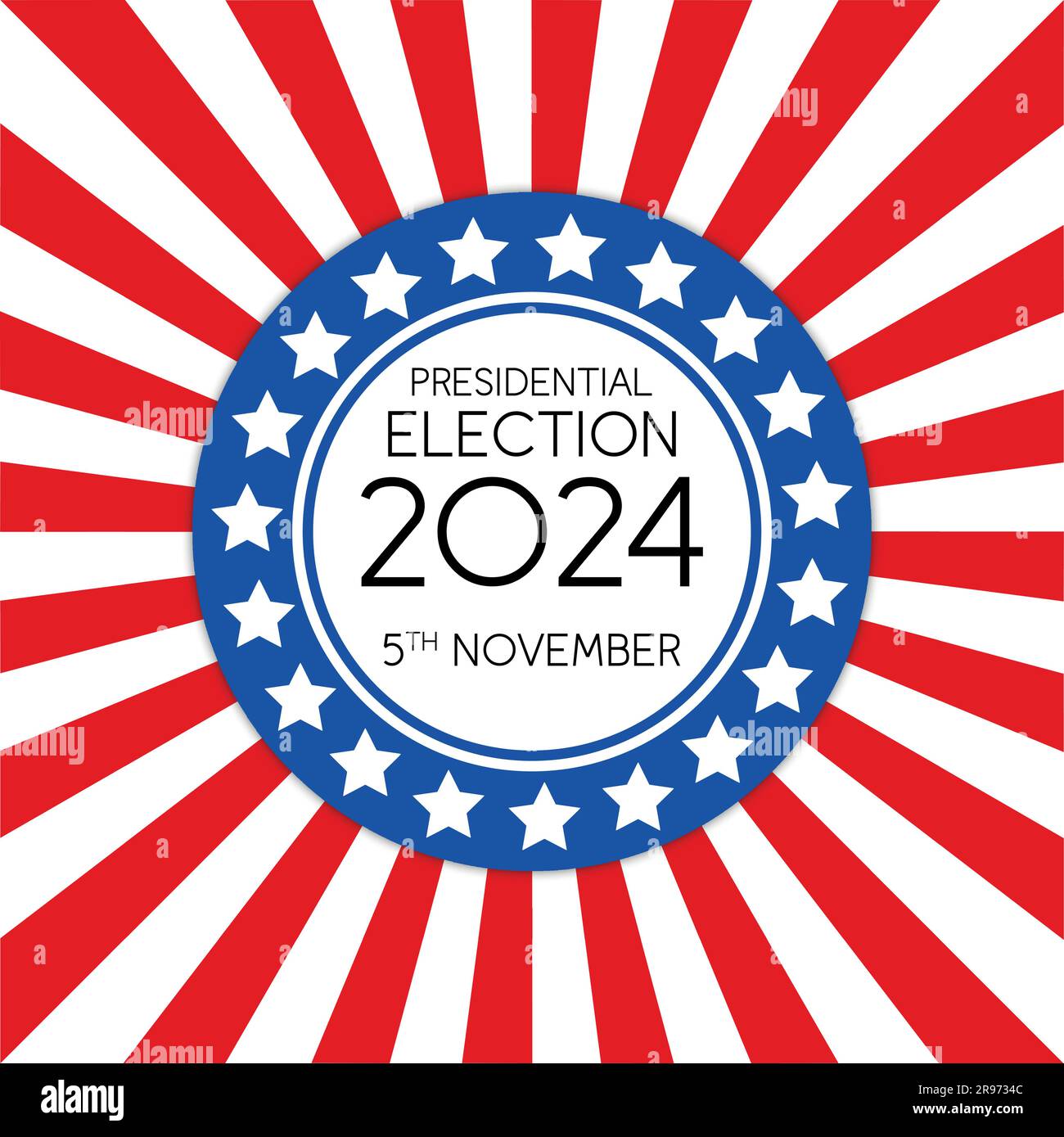 USA election 2024 vector background Stock Vector Image & Art - Alamy