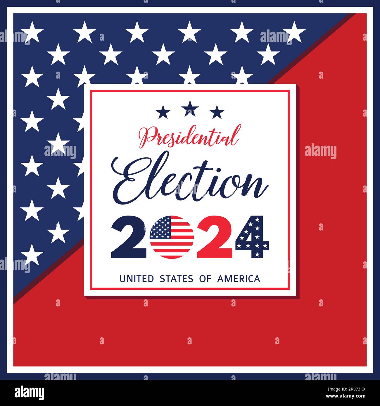 USA election 2024 vector background Stock Vector Image & Art Alamy