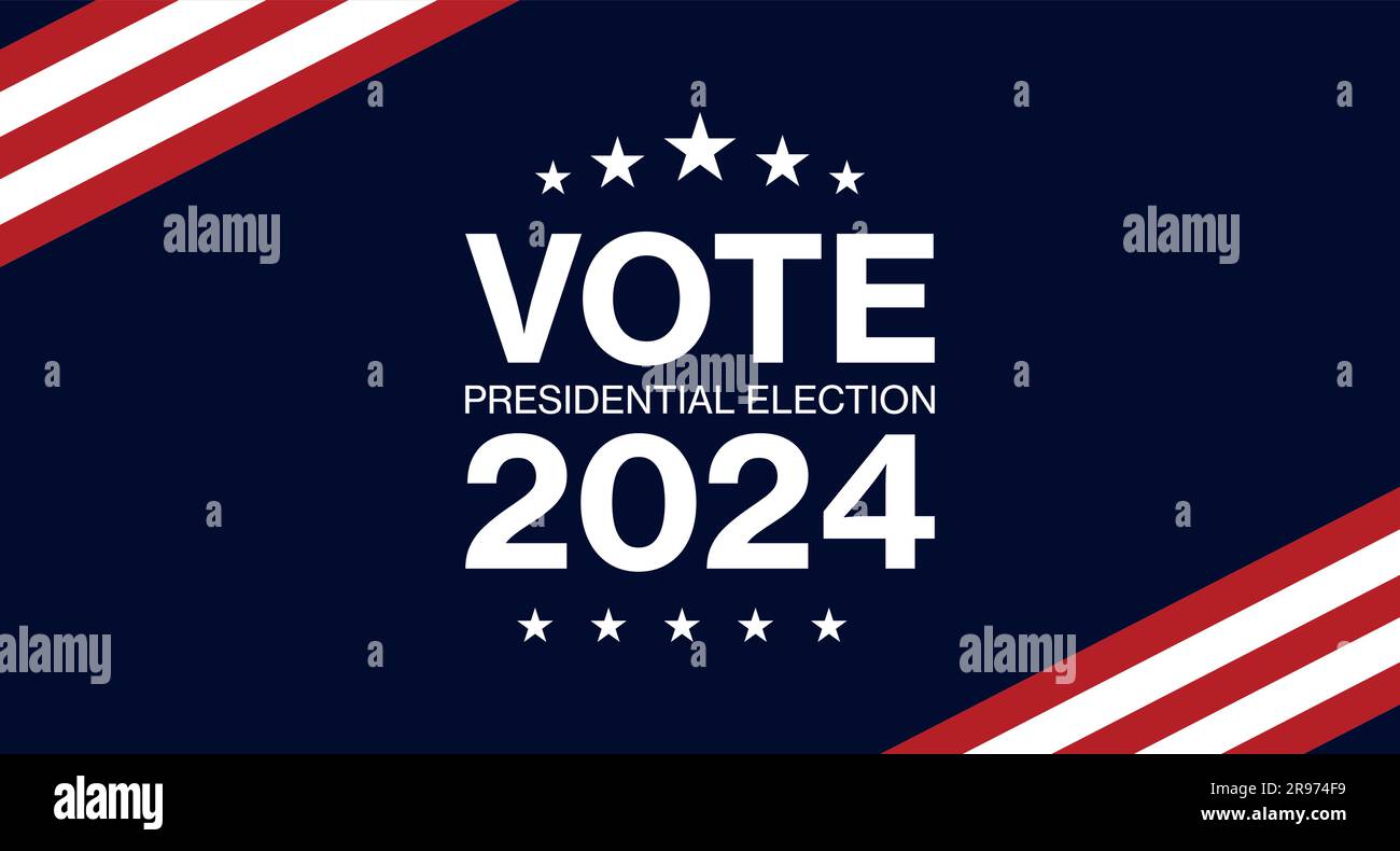 USA election 2024 vector background Stock Vector Image & Art - Alamy