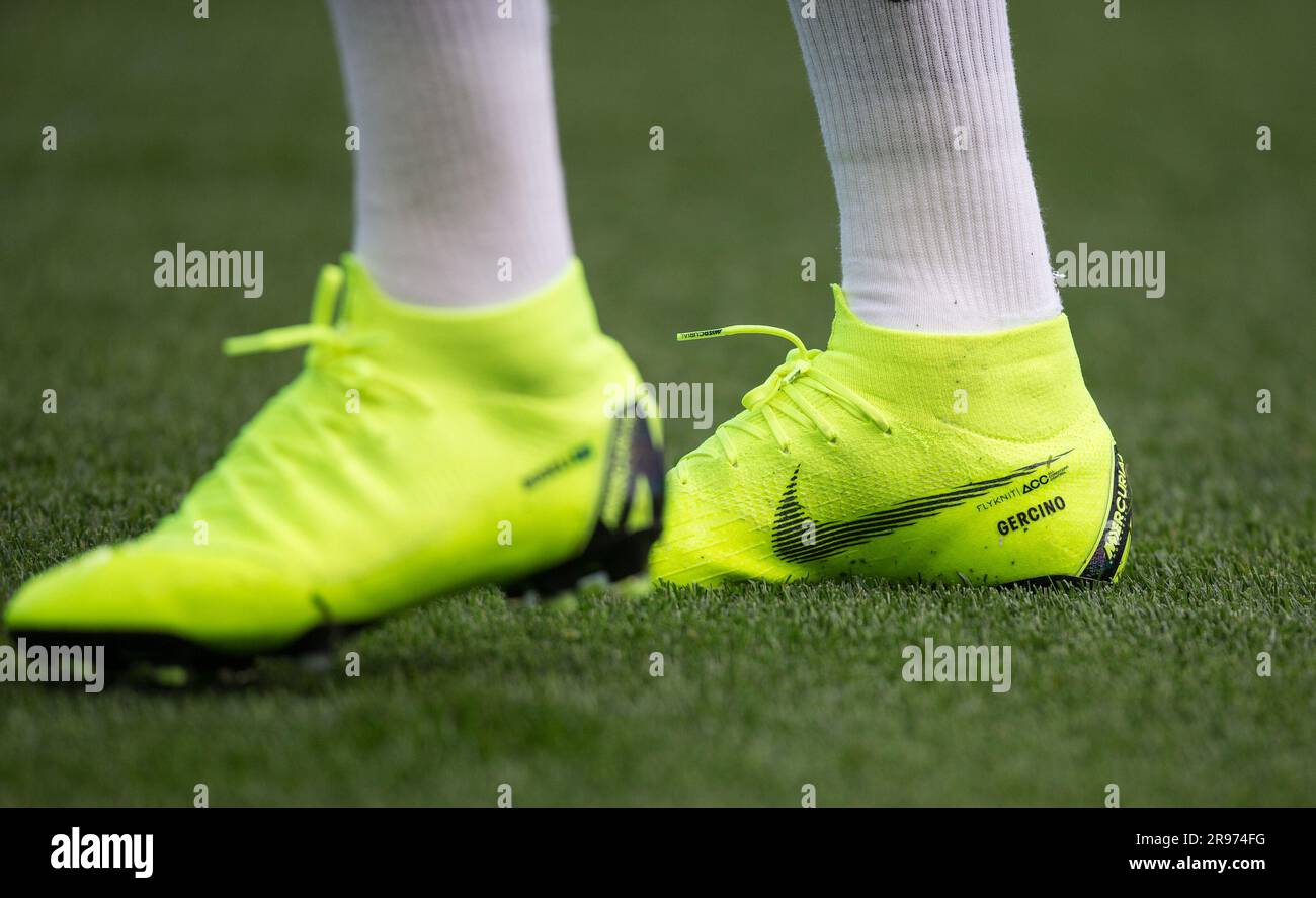 The Nike football boots of Fred of Man Utd during the Premier League match between Chelsea and Manchester United at Stamford Bridge London England o Stock Photo Alamy