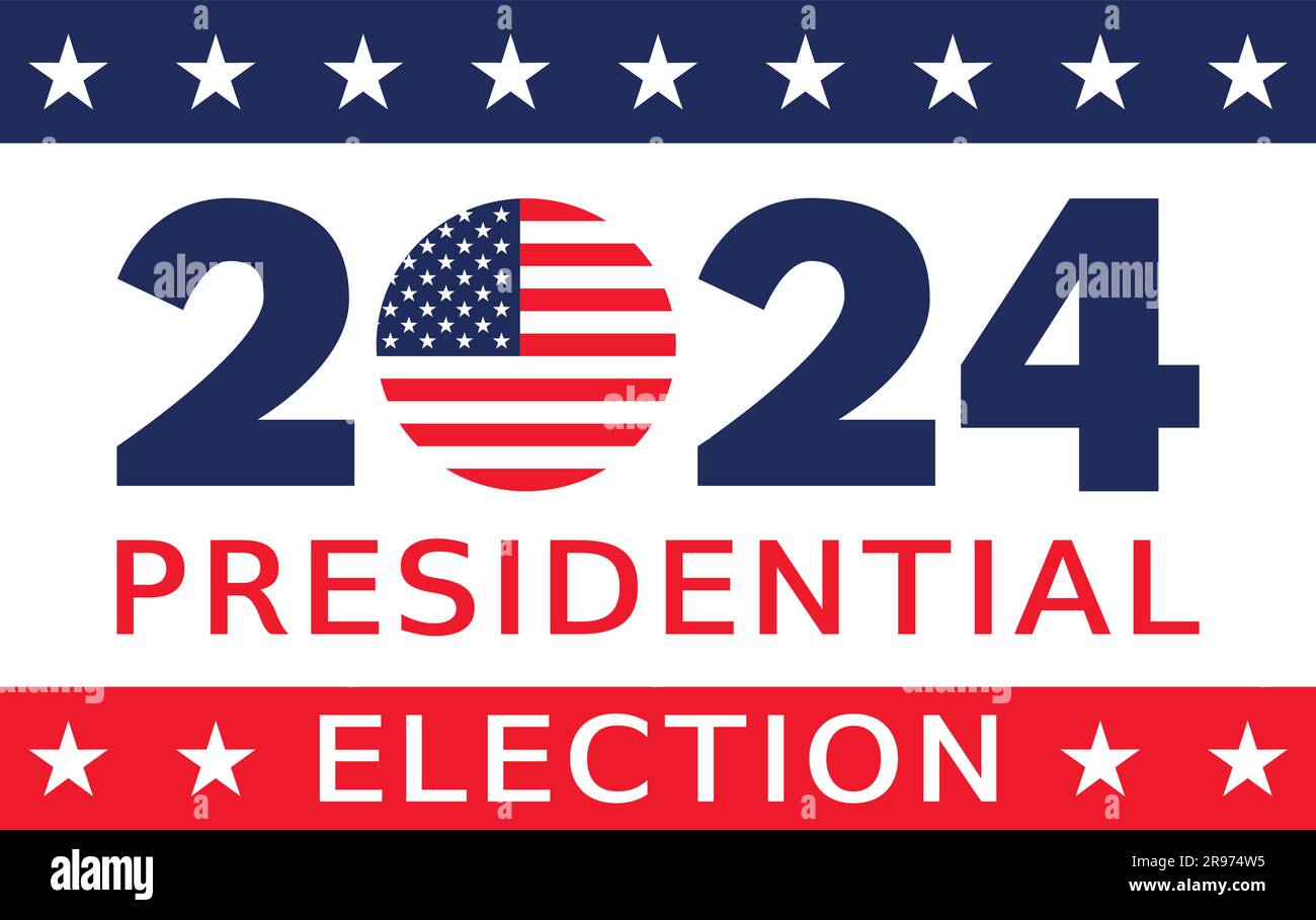 USA election 2024 vector background Stock Vector Image & Art - Alamy