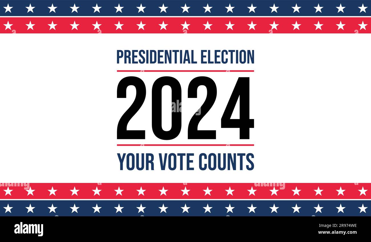 USA election 2024 vector background Stock Vector Image & Art - Alamy