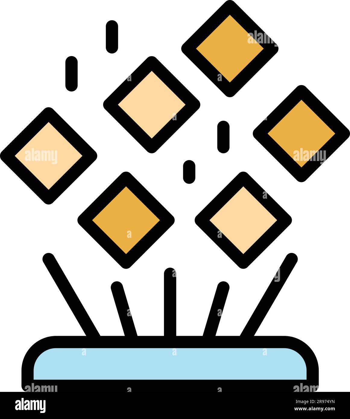 Vector Projection Symbol Astral Projection Icon Vector Background,