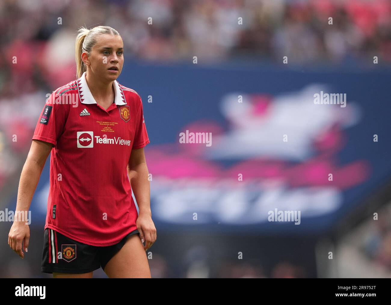 Alessia Russo Of Man Utd Women During The Womens Fa Cup Final Match Between Chelsea Women And 