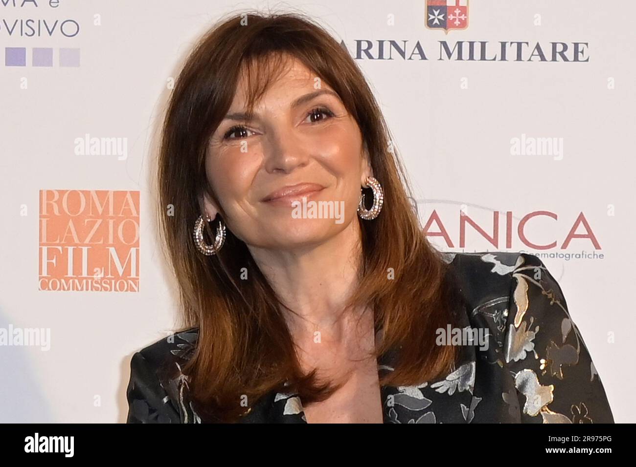 Rome, Italy. 24th June, 2023. Maria Pia Calzone attends the photocall of Pellicola d'Oro 2023 event at Via Veneto. Credit: SOPA Images Limited/Alamy Live News Stock Photo