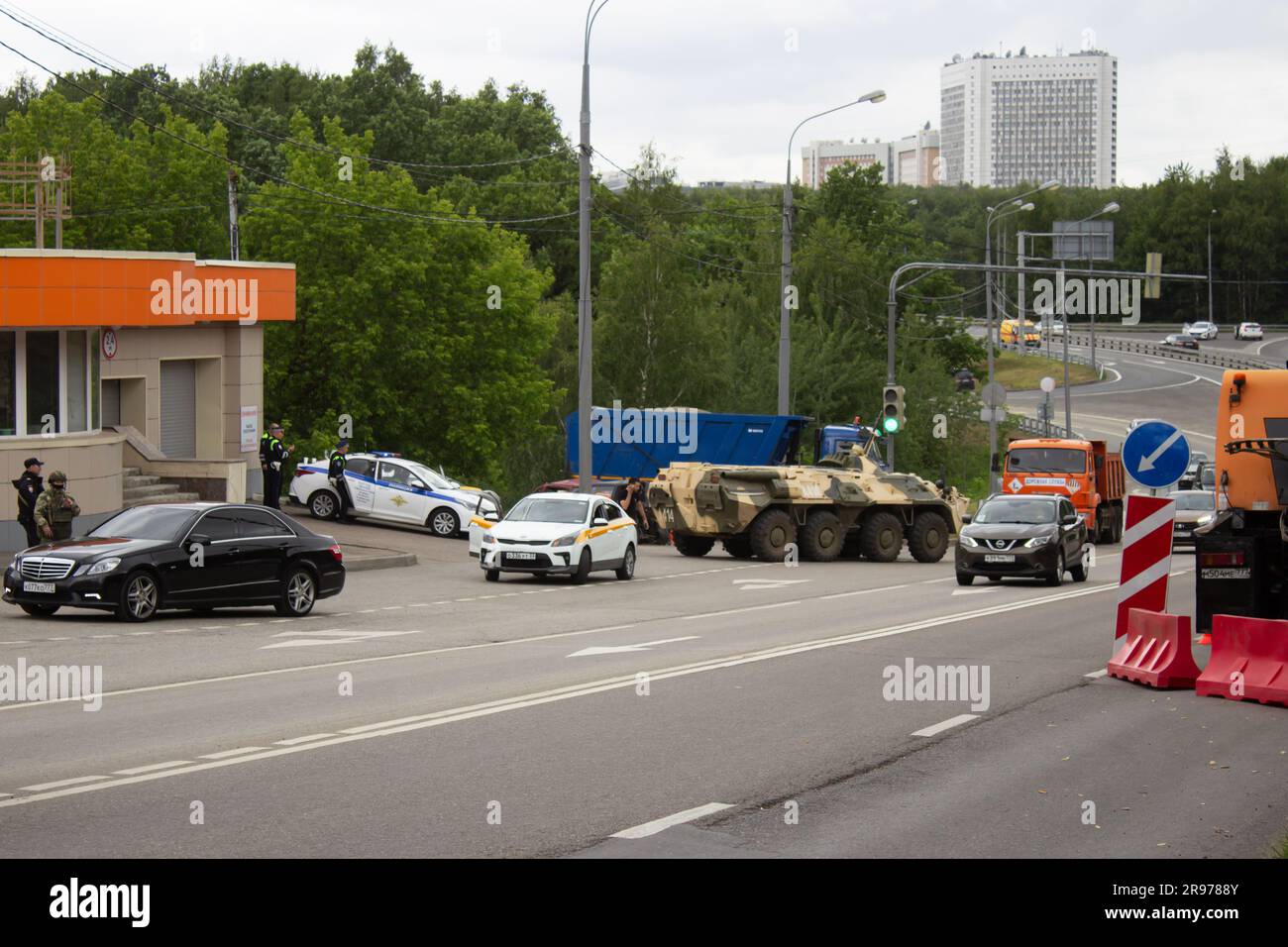 police-and-the-military-check-vehicles-going-in-and-out-of-the-city-in
