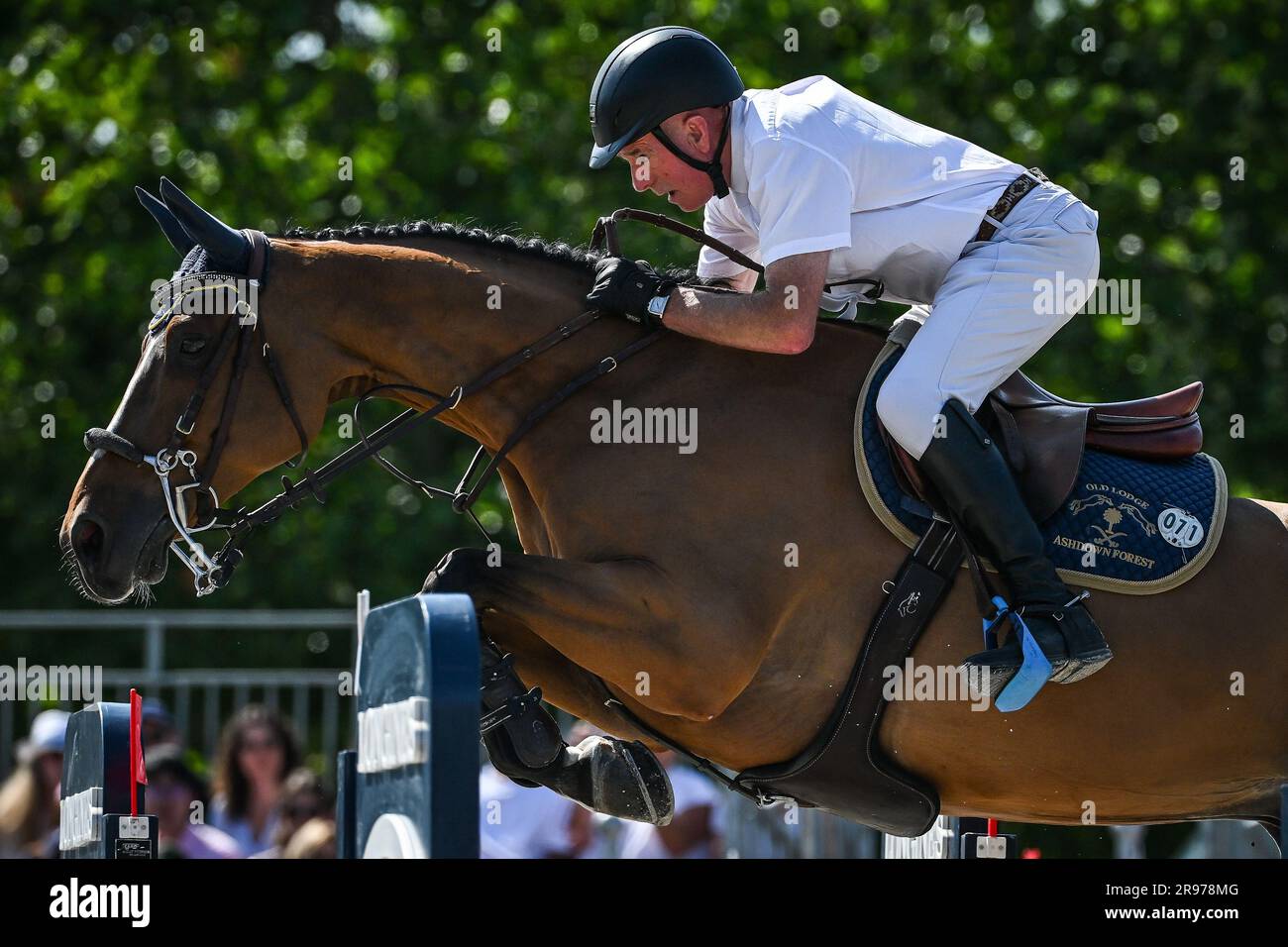 John WHITAKER of Great Britain riding Sharid during the Longines