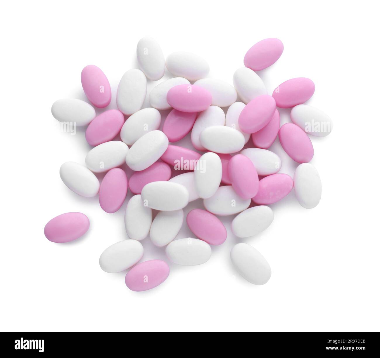 Pink white peppermint candies hi-res stock photography and images - Alamy