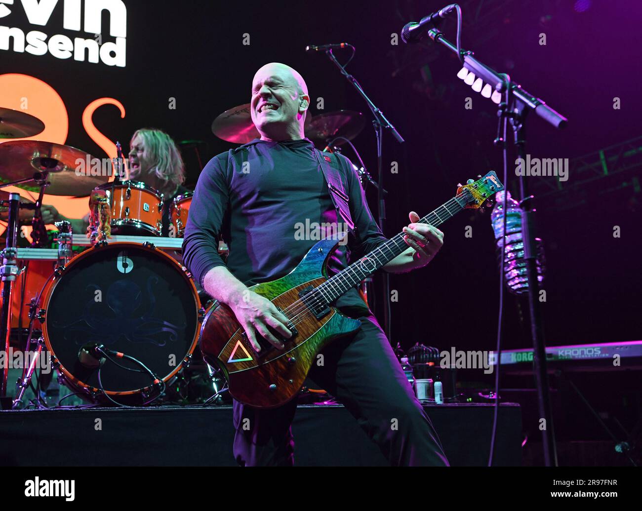 Hollywood FL, USA. 22nd June, 2023. Devin Townsend performs during The Dreamsonic Tour at Hard Rock Live held at the Seminole Hard Rock Hotel & Casino on June 22, 2023 in Hollywood, Florida. Credit: Mpi04/Media Punch/Alamy Live News Stock Photo